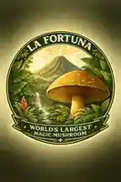 La Fortuna mushroom badge